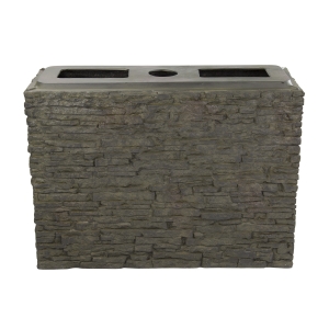 Stacked Slate Wall Base 26″ H (66 cm)
