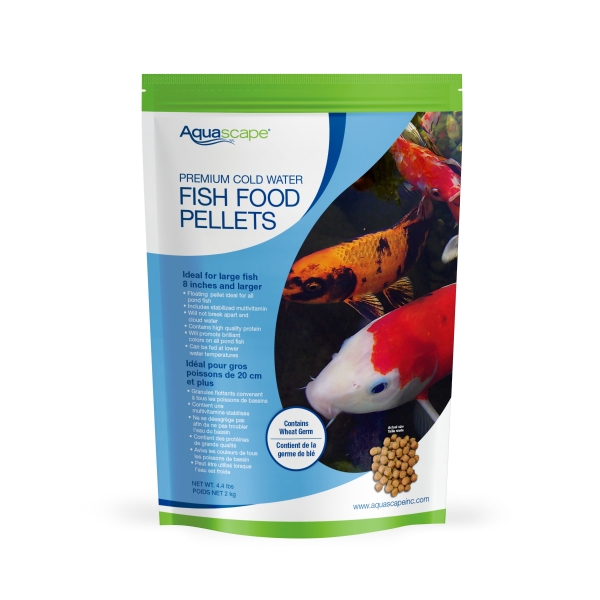 Premium Cold Water Fish Food Pellets - 4lb