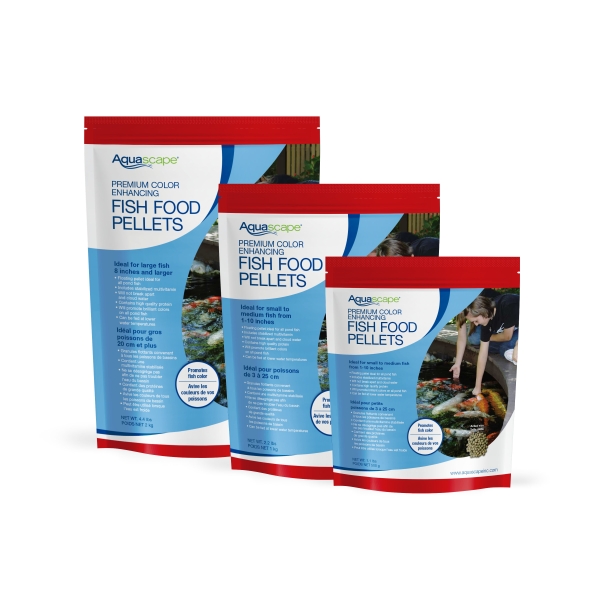 Premium Color Enhancing Fish Food Pellets - 4lb